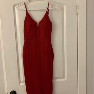 Fashion Nova Places To See High Slit Maxi Dress